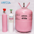 Refrigerant R410a gas net weight 11.3KG steel cylinder  with 99.99% high purity